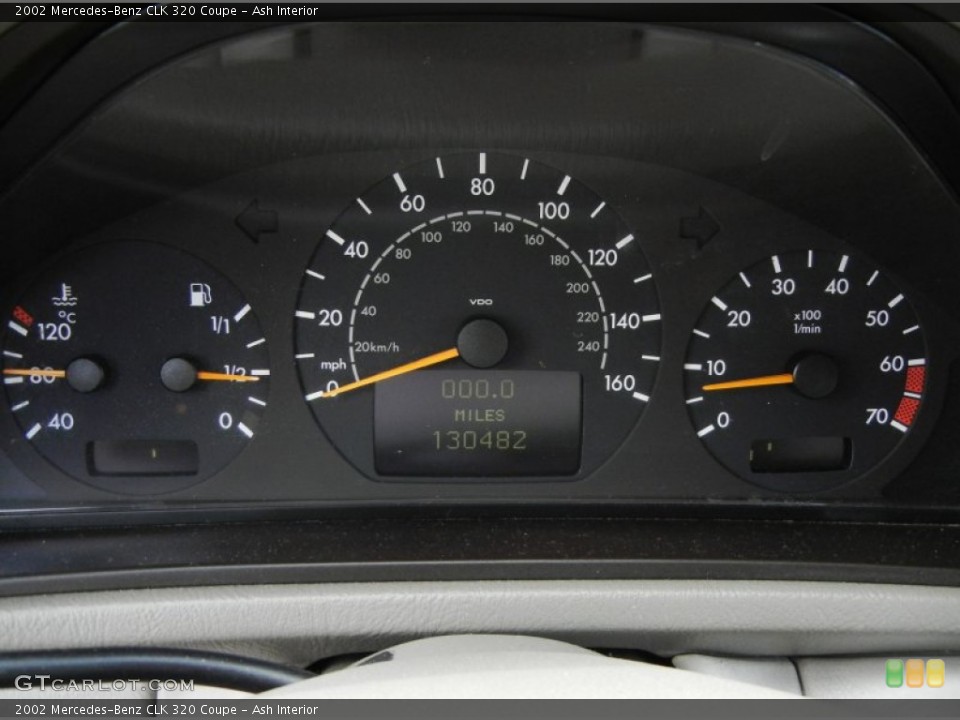 Ash Interior Gauges for the 2002 Mercedes-Benz CLK 320 Coupe #68688253