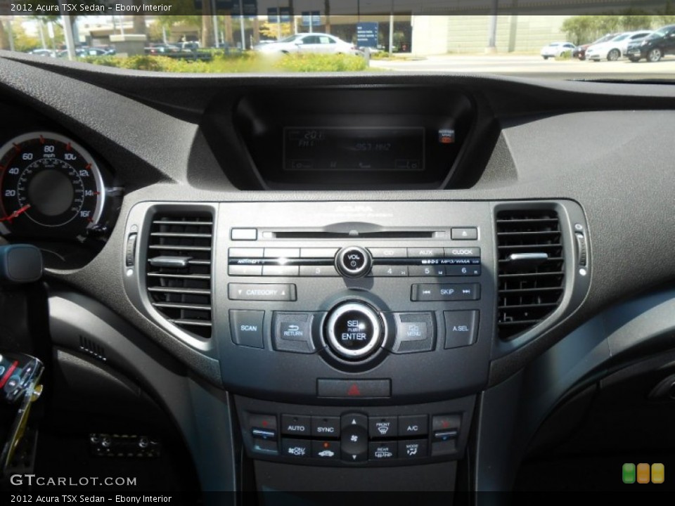 Ebony Interior Controls for the 2012 Acura TSX Sedan #68690626