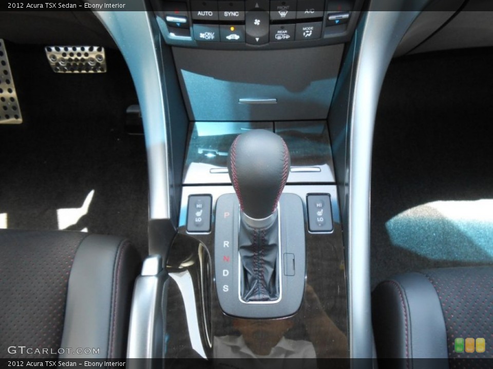 Ebony Interior Transmission for the 2012 Acura TSX Sedan #68690818