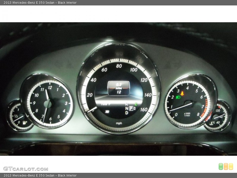 Black Interior Gauges for the 2013 Mercedes-Benz E 350 Sedan #68691364