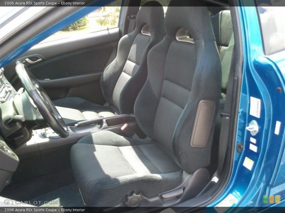 Ebony Interior Front Seat for the 2006 Acura RSX Sports Coupe #68693362