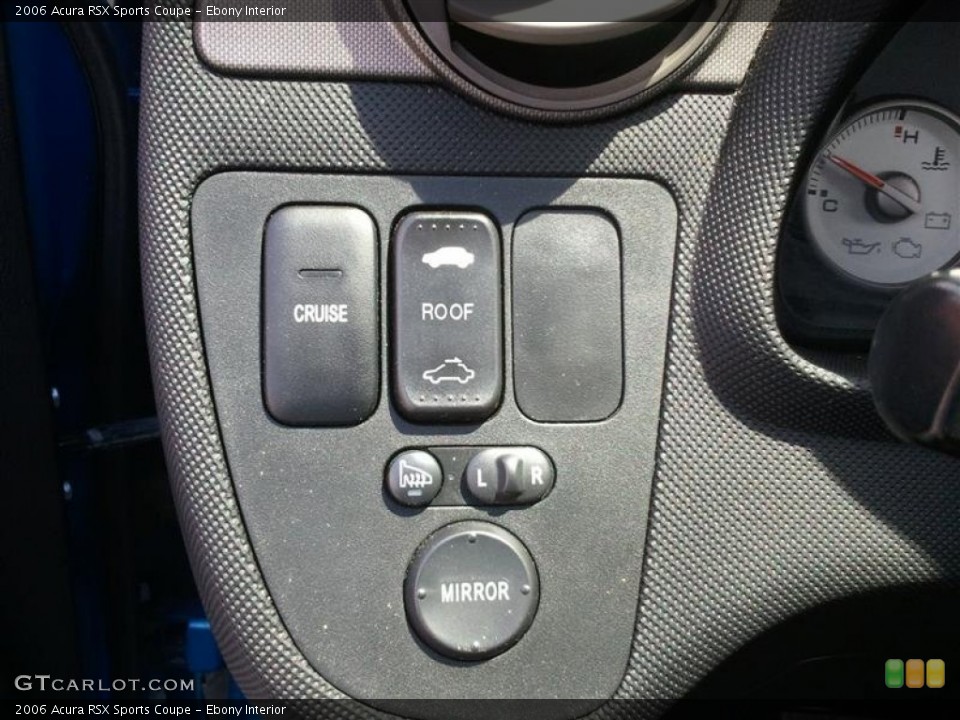 Ebony Interior Controls for the 2006 Acura RSX Sports Coupe #68693734