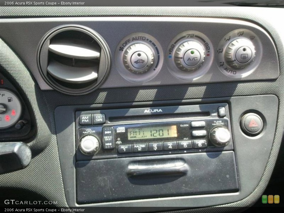 Ebony Interior Audio System for the 2006 Acura RSX Sports Coupe #68693743