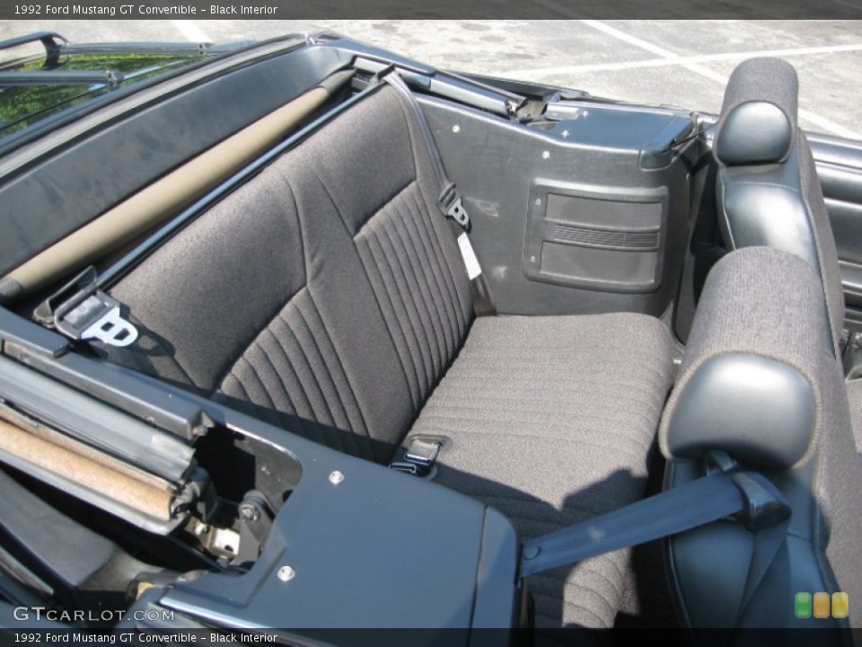 Black 1992 Ford Mustang Interiors
