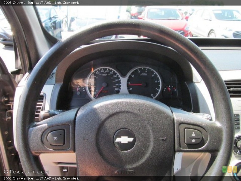 Light Gray Interior Steering Wheel for the 2005 Chevrolet Equinox LT AWD #68697079