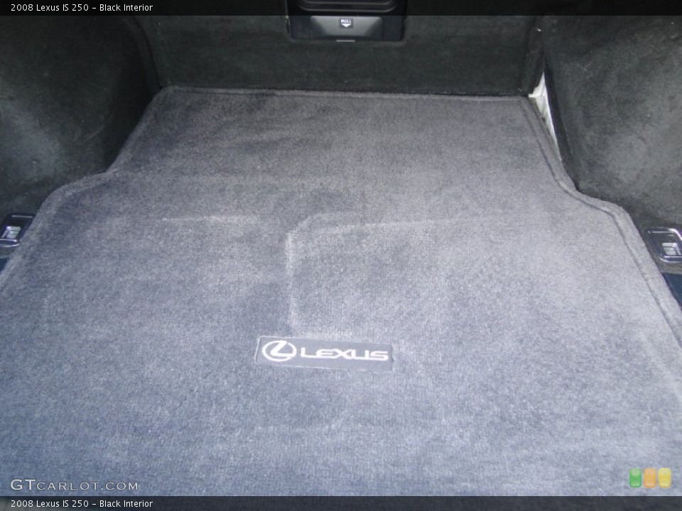 Black Interior Trunk for the 2008 Lexus IS 250 #68698084