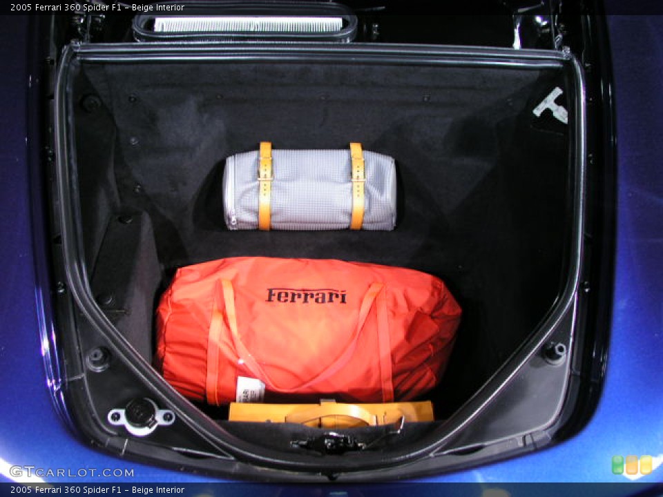 Beige Interior Trunk for the 2005 Ferrari 360 Spider F1 #68700