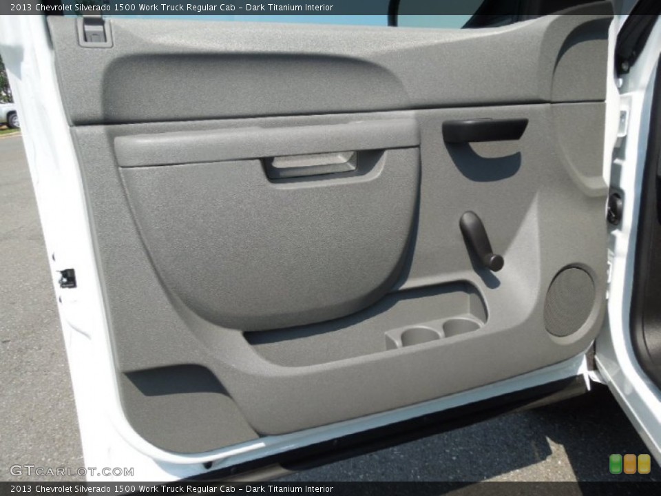 Dark Titanium Interior Door Panel for the 2013 Chevrolet Silverado 1500 Work Truck Regular Cab #68701039