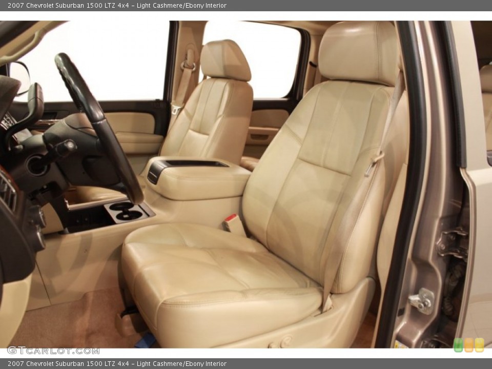 Light Cashmere/Ebony Interior Front Seat for the 2007 Chevrolet Suburban 1500 LTZ 4x4 #68704159