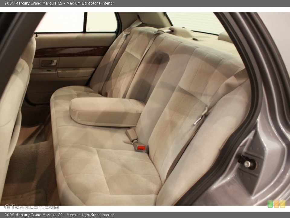 Medium Light Stone Interior Rear Seat for the 2006 Mercury Grand Marquis GS #68704597