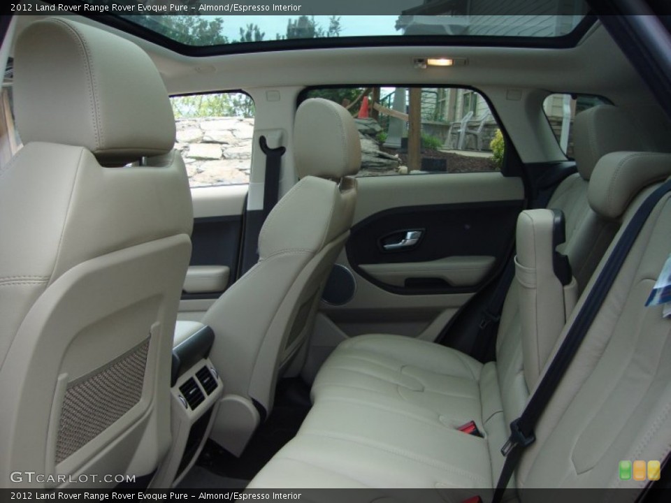 Almond/Espresso Interior Rear Seat for the 2012 Land Rover Range Rover Evoque Pure #68705968
