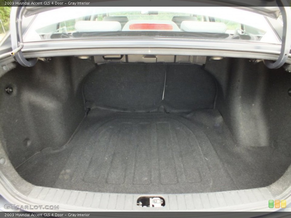 Gray Interior Trunk for the 2009 Hyundai Accent GLS 4 Door #68709427