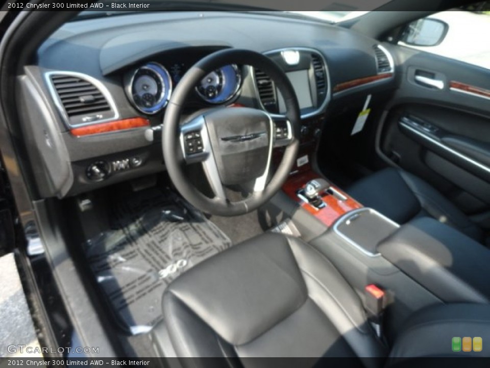 Black Interior Prime Interior for the 2012 Chrysler 300 Limited AWD #68709484