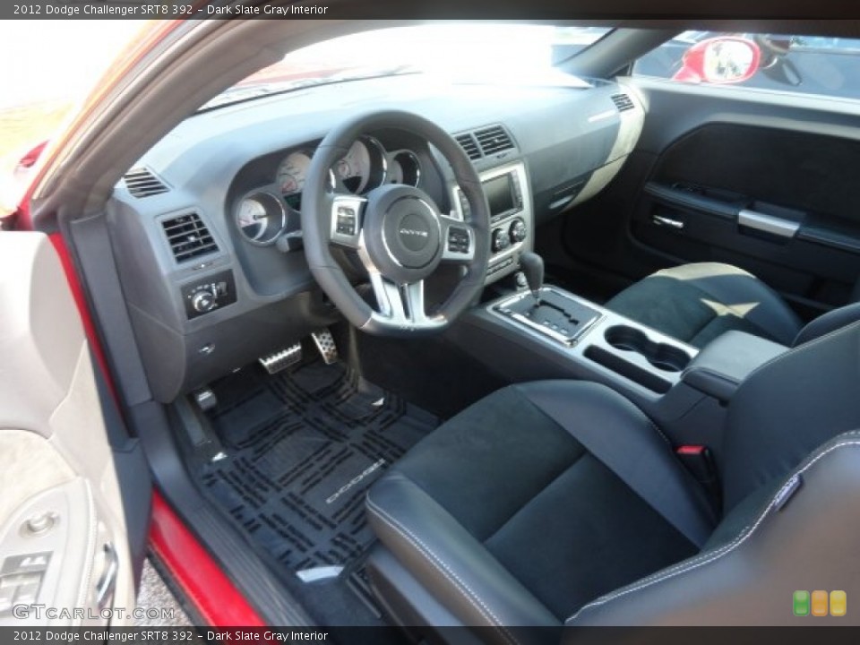 Dark Slate Gray Interior Prime Interior for the 2012 Dodge Challenger SRT8 392 #68709789