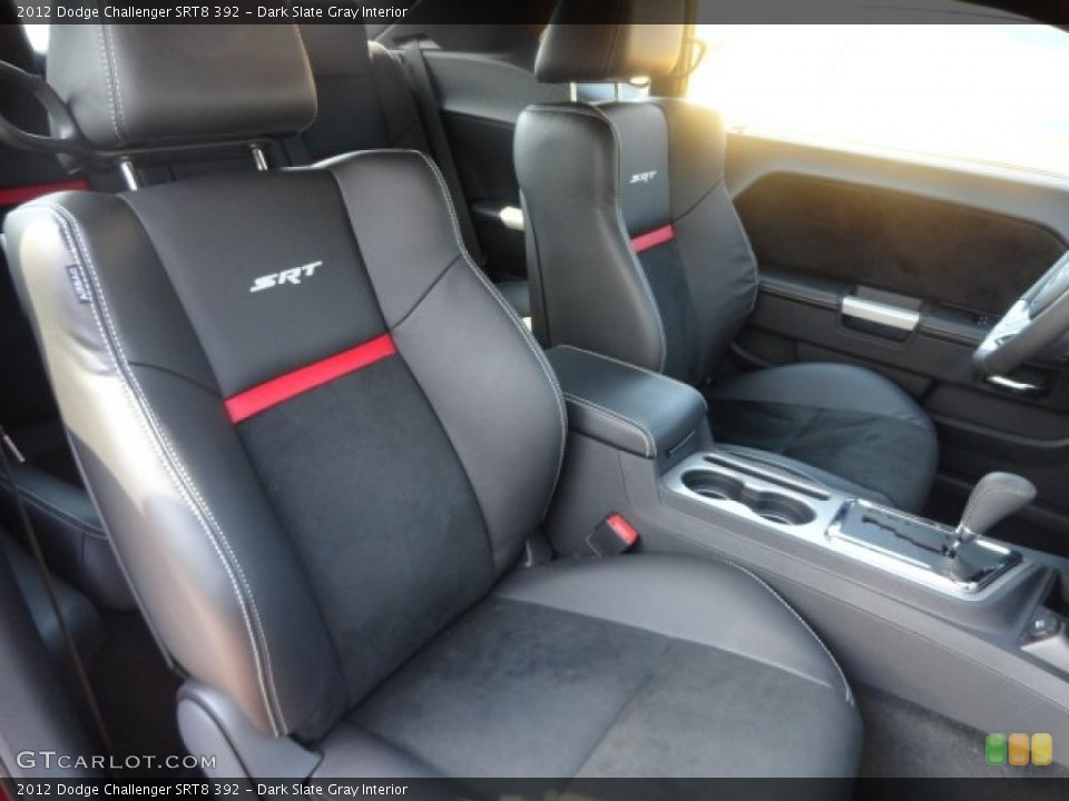 Dark Slate Gray Interior Front Seat for the 2012 Dodge Challenger SRT8 392 #68709856