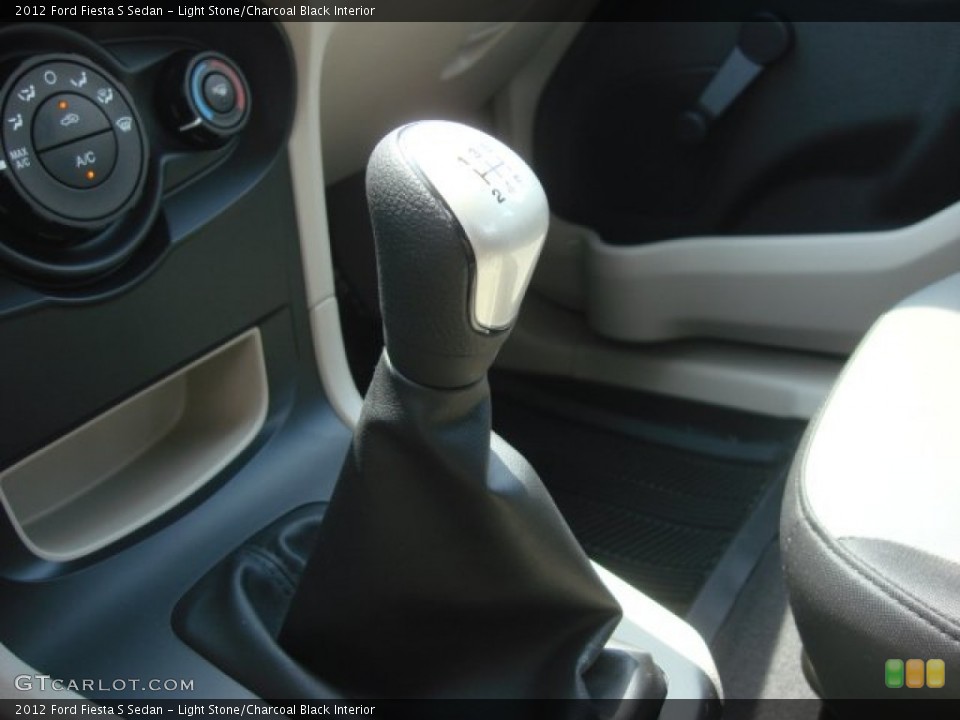 Light Stone/Charcoal Black Interior Transmission for the 2012 Ford Fiesta S Sedan #68710180