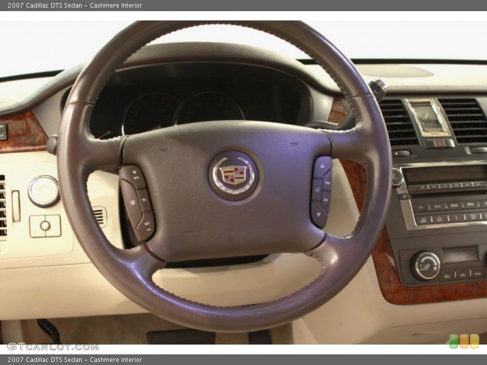 Cashmere Interior Steering Wheel for the 2007 Cadillac DTS Sedan #68710561