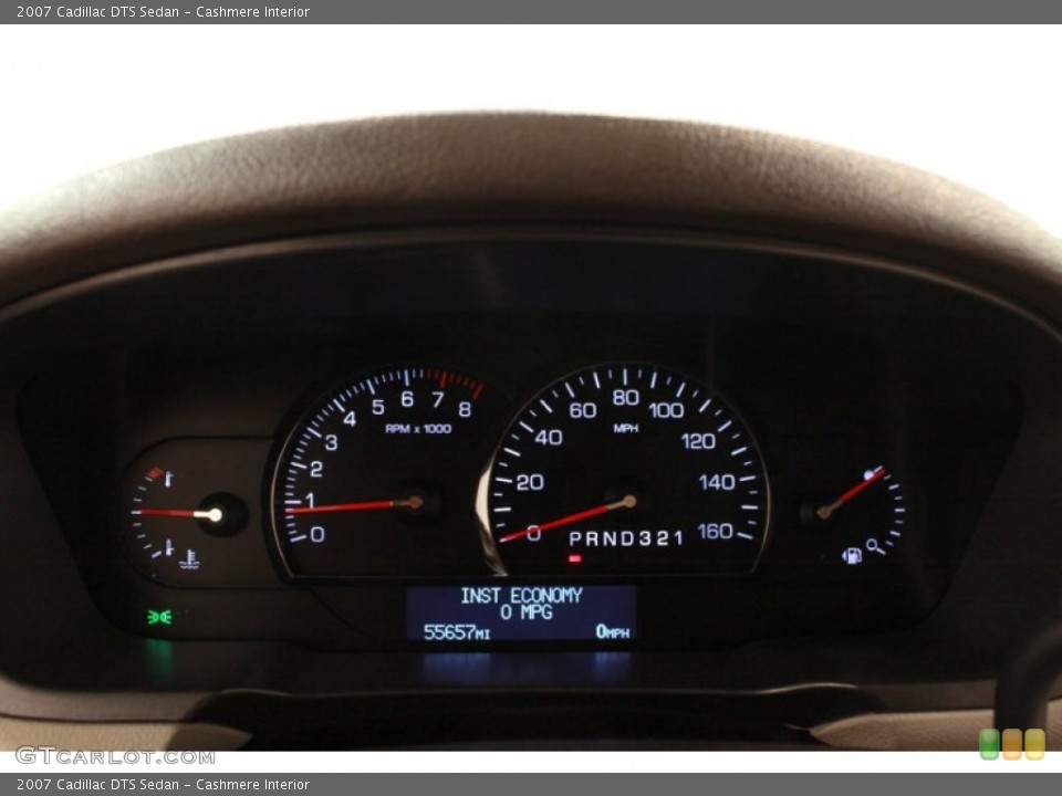 Cashmere Interior Gauges for the 2007 Cadillac DTS Sedan #68710570