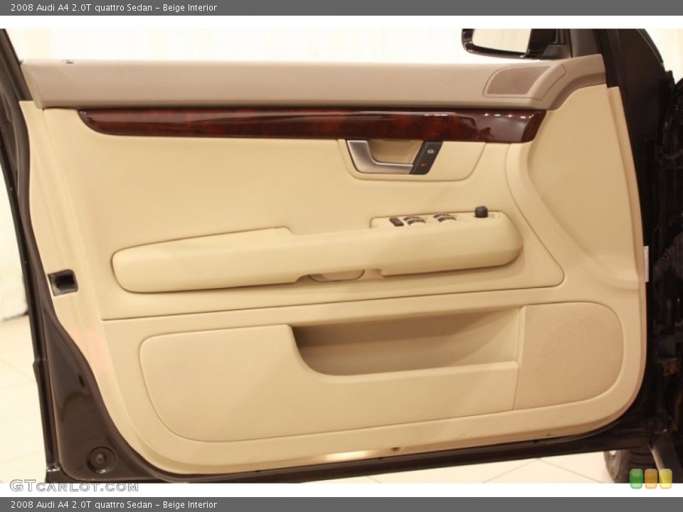 Beige Interior Door Panel for the 2008 Audi A4 2.0T quattro Sedan #68711347