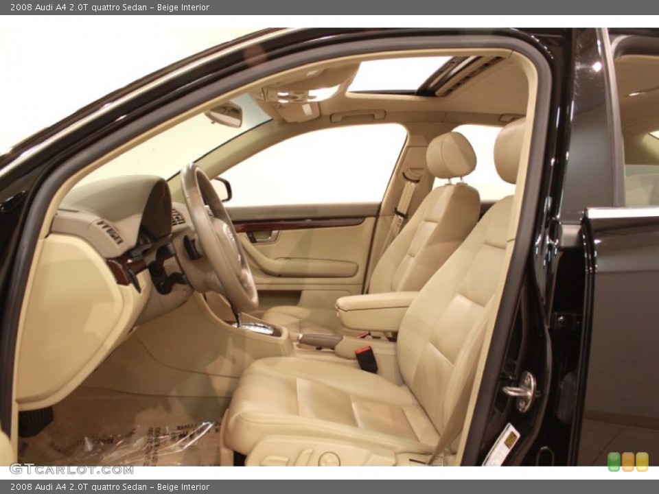 Beige Interior Front Seat for the 2008 Audi A4 2.0T quattro Sedan #68711365