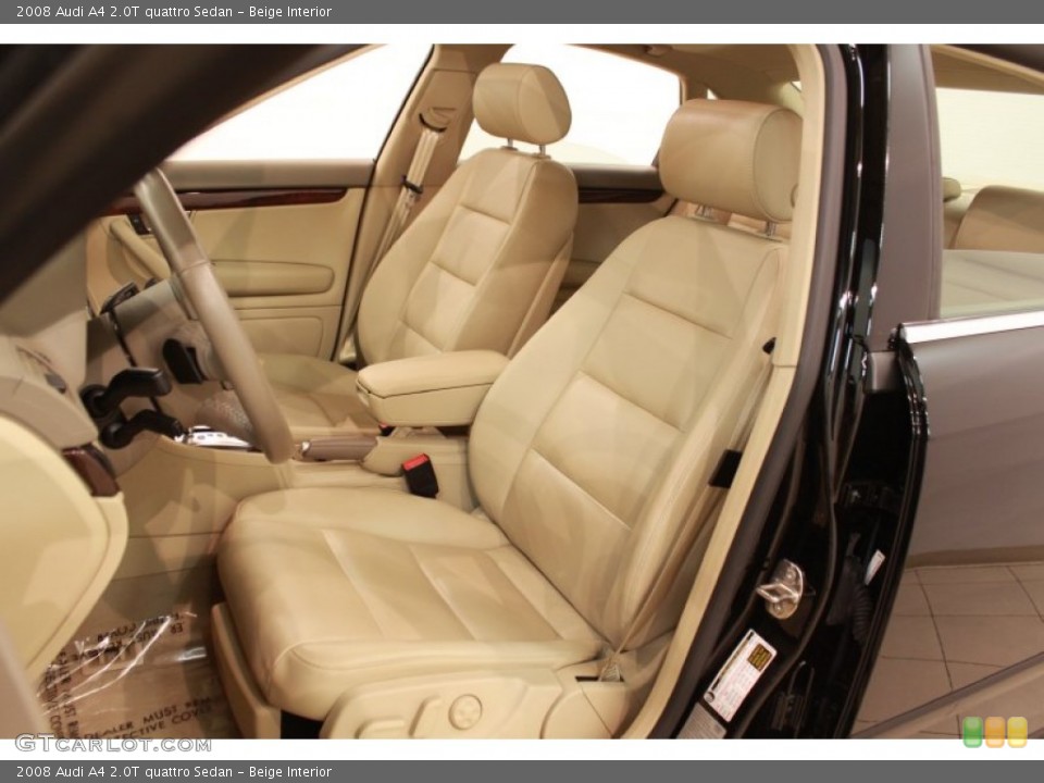 Beige Interior Front Seat for the 2008 Audi A4 2.0T quattro Sedan #68711374