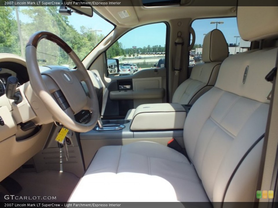Light Parchment/Espresso Interior Front Seat for the 2007 Lincoln Mark LT SuperCrew #68711695