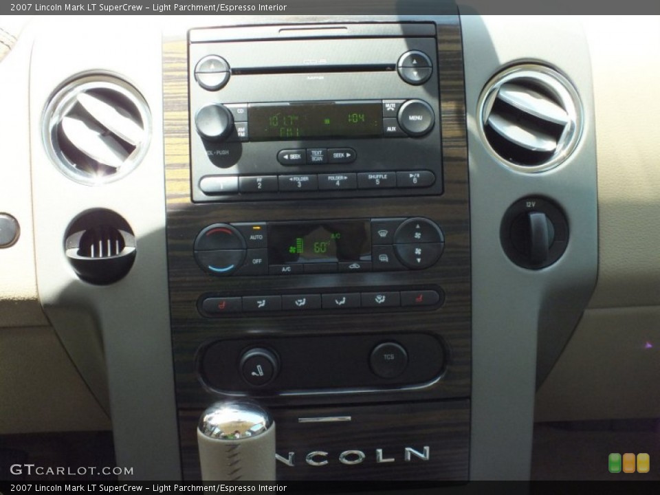 Light Parchment/Espresso Interior Controls for the 2007 Lincoln Mark LT SuperCrew #68712004