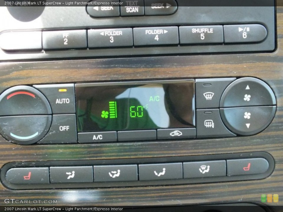 Light Parchment/Espresso Interior Controls for the 2007 Lincoln Mark LT SuperCrew #68712033