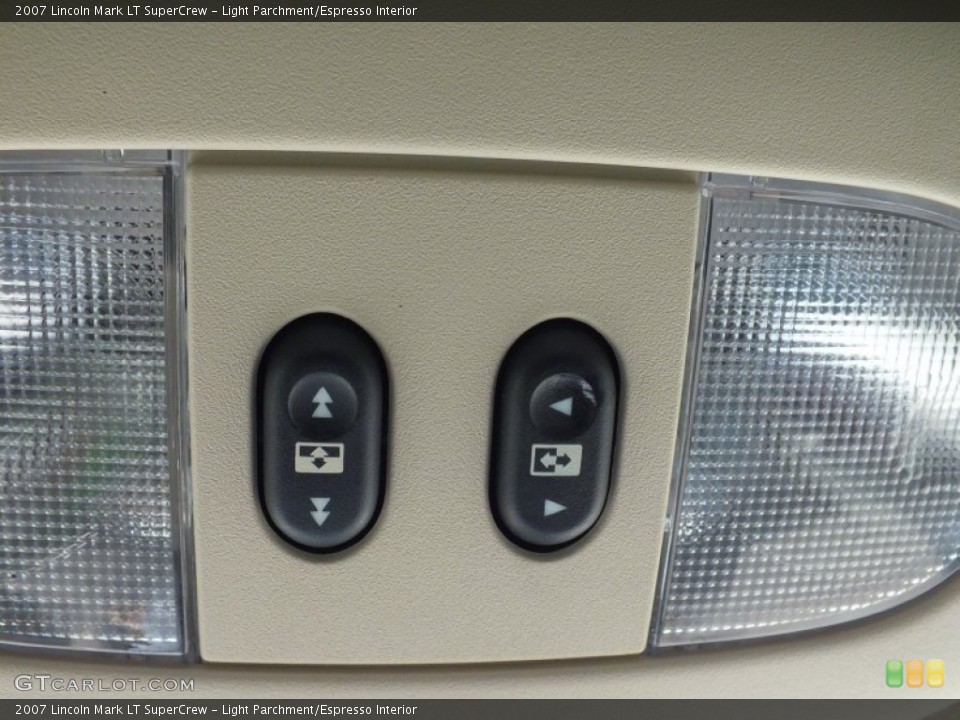 Light Parchment/Espresso Interior Controls for the 2007 Lincoln Mark LT SuperCrew #68712085
