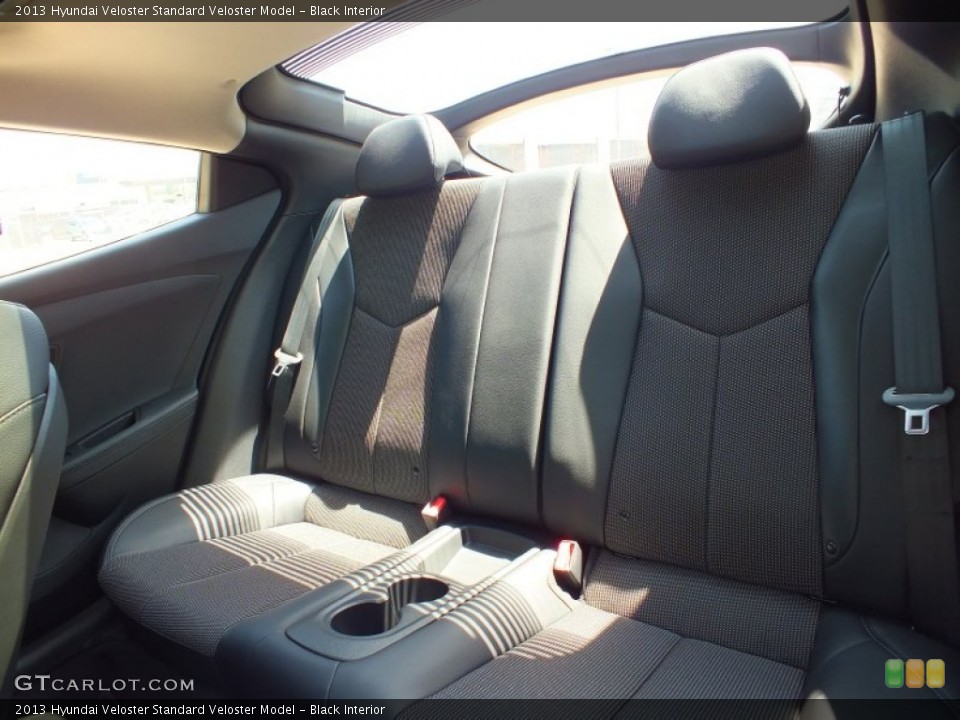 Black Interior Rear Seat for the 2013 Hyundai Veloster  #68712214