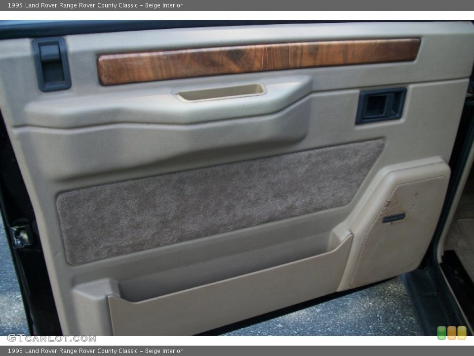Beige Interior Door Panel for the 1995 Land Rover Range Rover County Classic #68712928