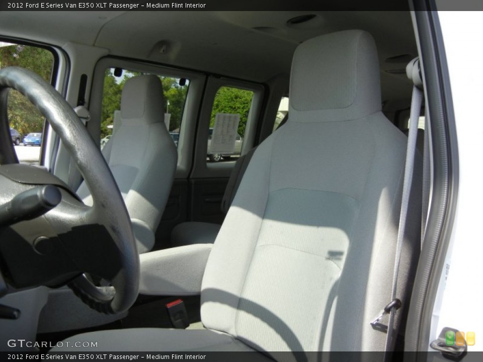 Medium Flint Interior Front Seat for the 2012 Ford E Series Van E350 XLT Passenger #68713531