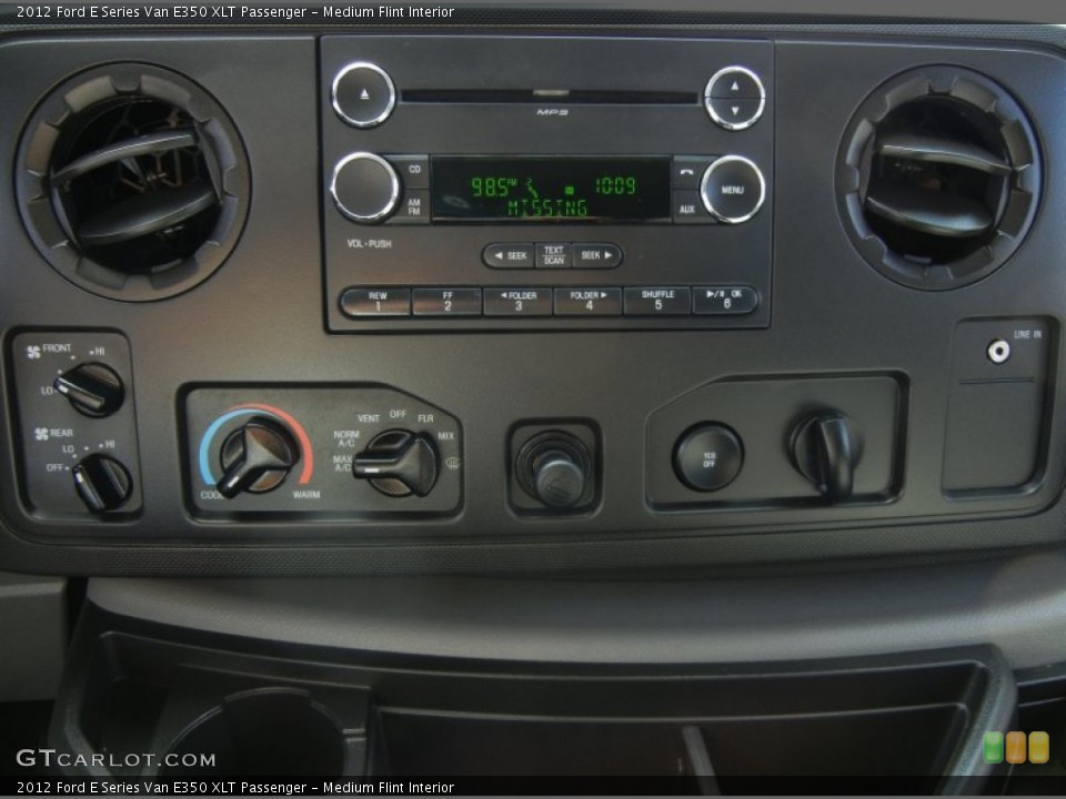 Medium Flint Interior Controls for the 2012 Ford E Series Van E350 XLT Passenger #68713636
