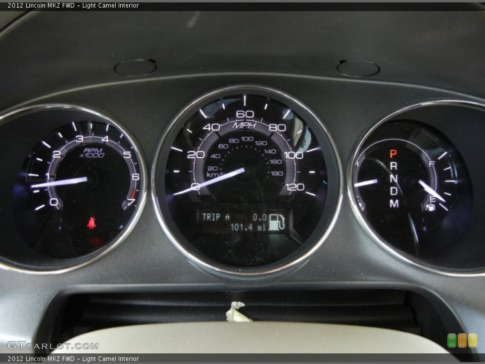 Light Camel Interior Gauges for the 2012 Lincoln MKZ FWD #68714875