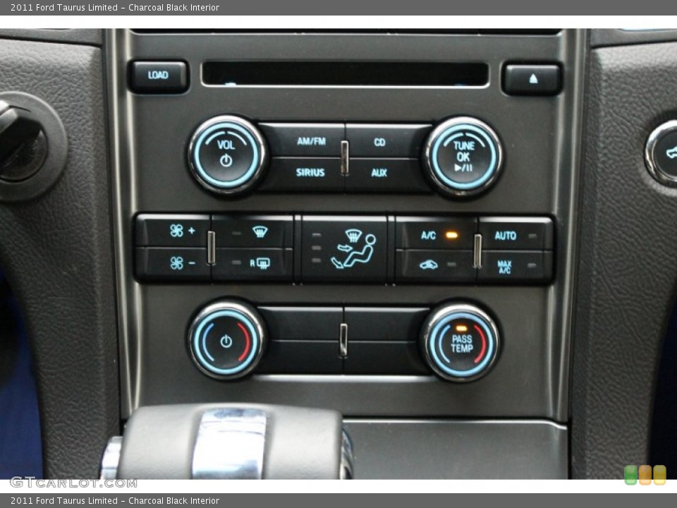 Charcoal Black Interior Controls for the 2011 Ford Taurus Limited #68715370