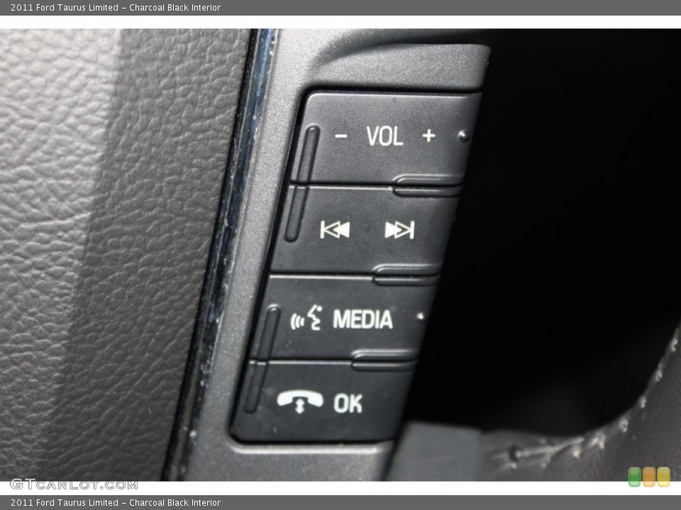 Charcoal Black Interior Controls for the 2011 Ford Taurus Limited #68715502