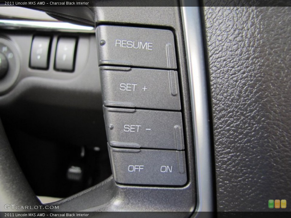 Charcoal Black Interior Controls for the 2011 Lincoln MKS AWD #68717104