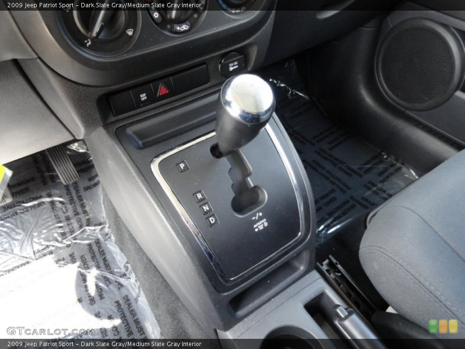 Dark Slate Gray/Medium Slate Gray Interior Transmission for the 2009 Jeep Patriot Sport #68717643