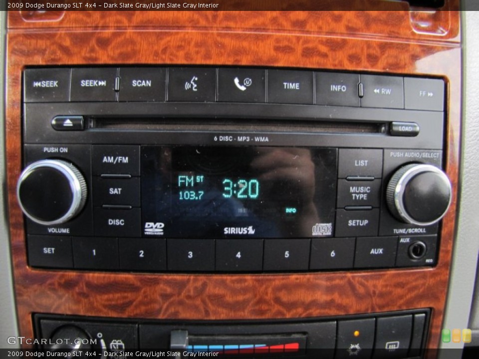 Dark Slate Gray/Light Slate Gray Interior Audio System for the 2009 Dodge Durango SLT 4x4 #68717749