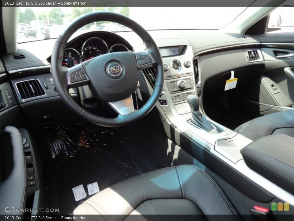 Ebony Interior Prime Interior for the 2013 Cadillac CTS 3.0 Sedan #68717776