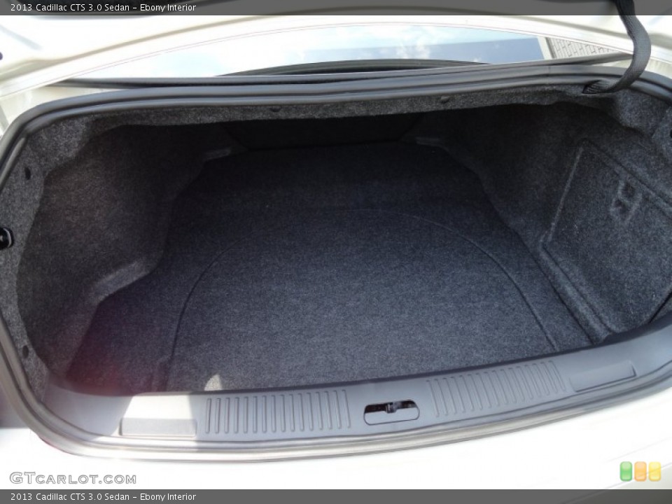 Ebony Interior Trunk for the 2013 Cadillac CTS 3.0 Sedan #68717800