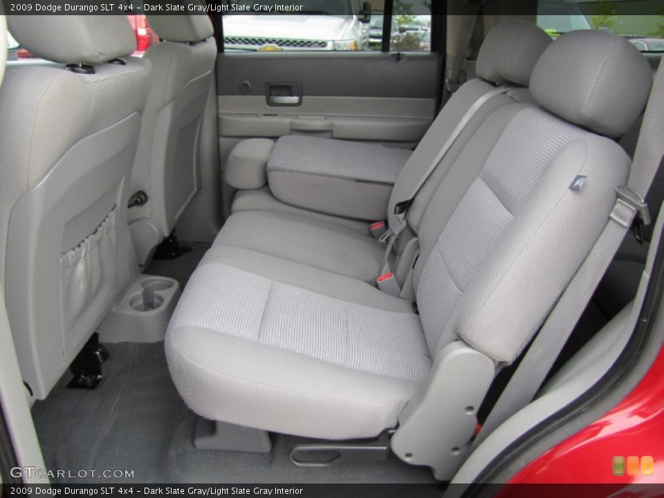 Dark Slate Gray/Light Slate Gray Interior Rear Seat for the 2009 Dodge Durango SLT 4x4 #68717830