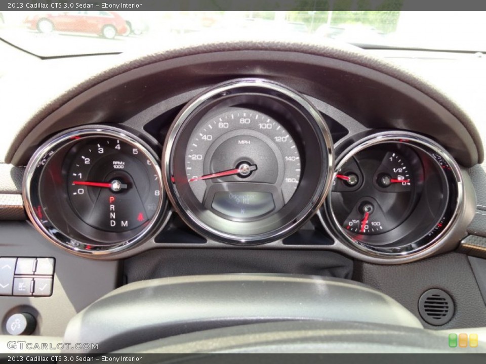 Ebony Interior Gauges for the 2013 Cadillac CTS 3.0 Sedan #68717875