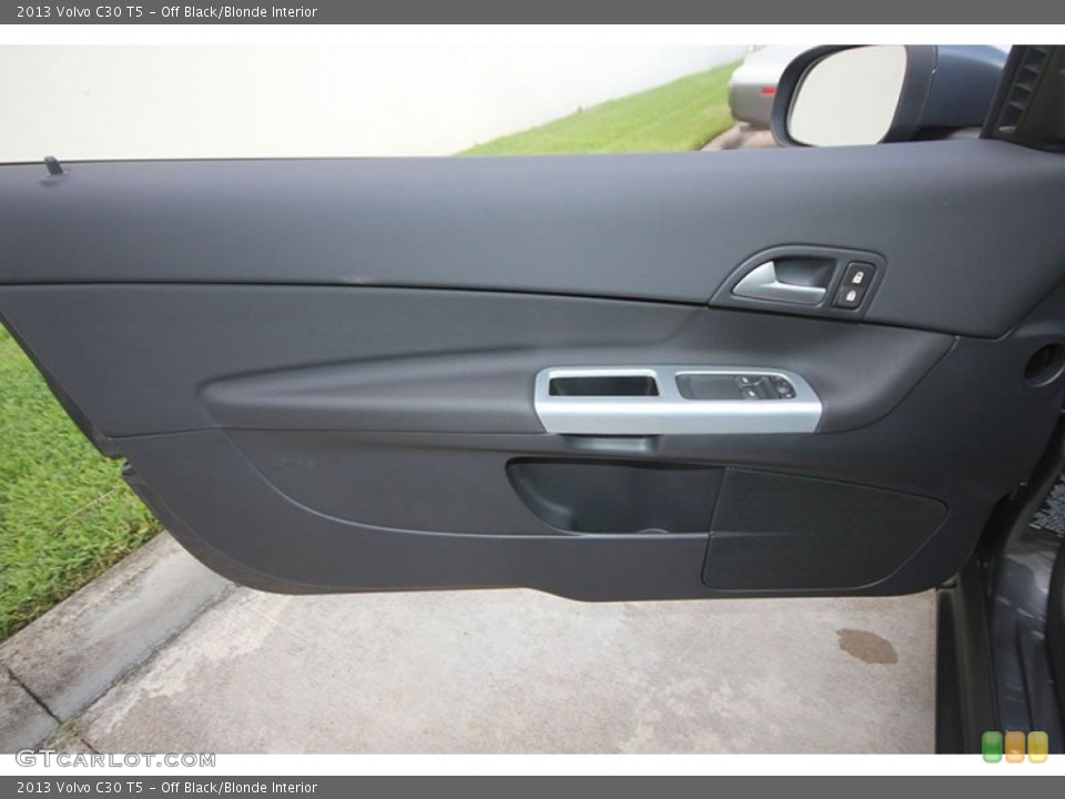 Off Black/Blonde Interior Door Panel for the 2013 Volvo C30 T5 #68719297