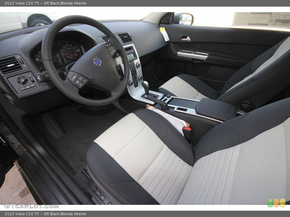 Off Black/Blonde Interior Photo for the 2013 Volvo C30 T5 #68719306