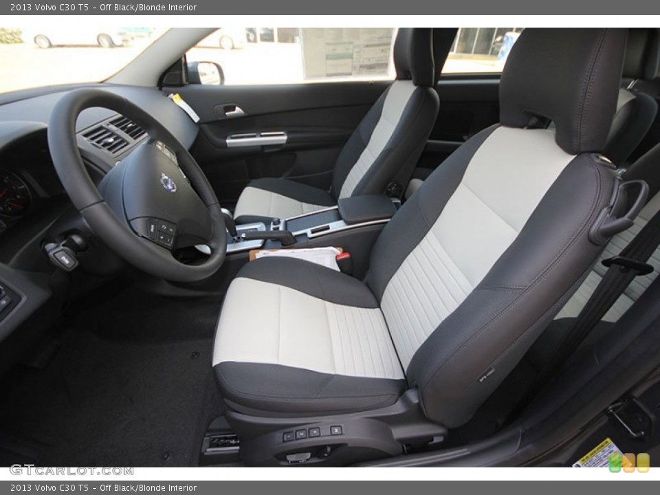 Off Black/Blonde Interior Prime Interior for the 2013 Volvo C30 T5 #68719315