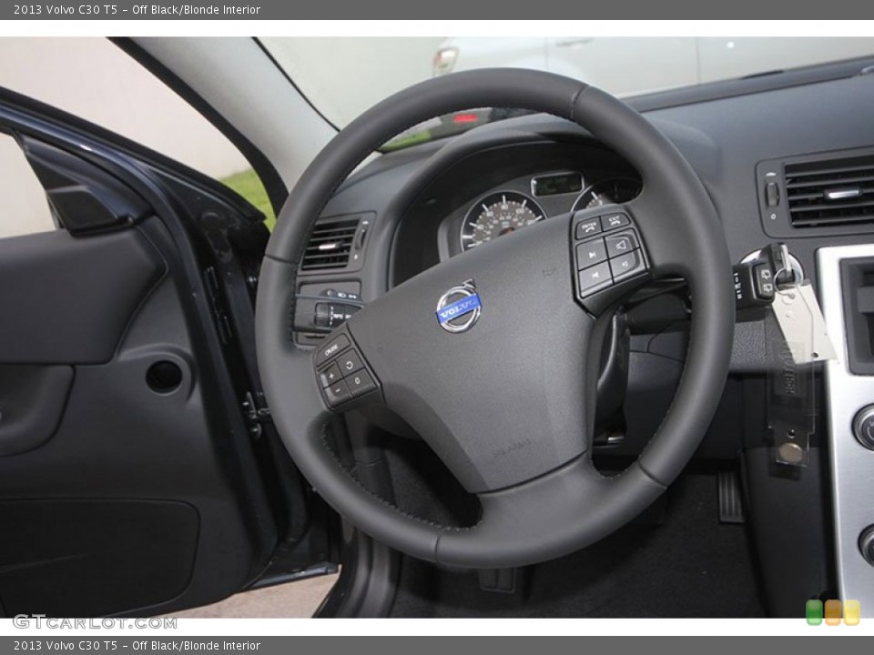 Off Black/Blonde Interior Steering Wheel for the 2013 Volvo C30 T5 #68719333