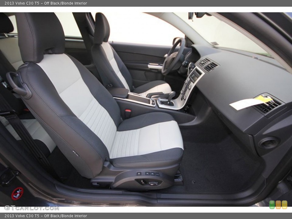 Off Black/Blonde Interior Front Seat for the 2013 Volvo C30 T5 #68719360