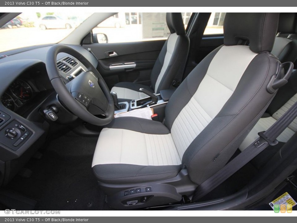 Off Black/Blonde 2013 Volvo C30 Interiors