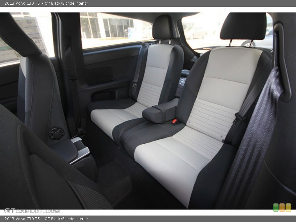 Off Black/Blonde Interior Rear Seat for the 2013 Volvo C30 T5 #68719460